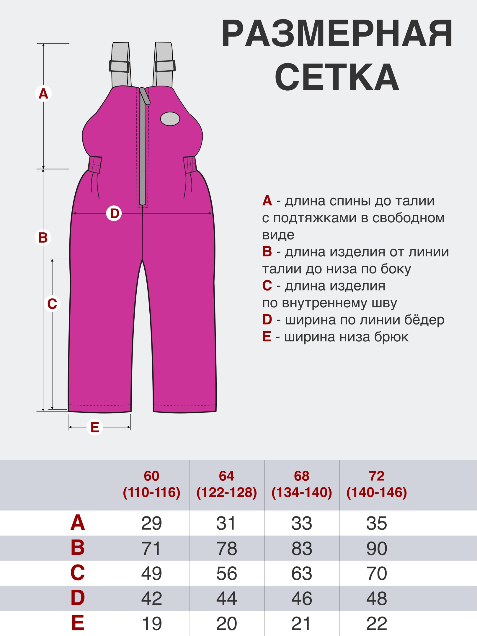 Полукомбинезон Arctic kids 60-013 черный - фото 25