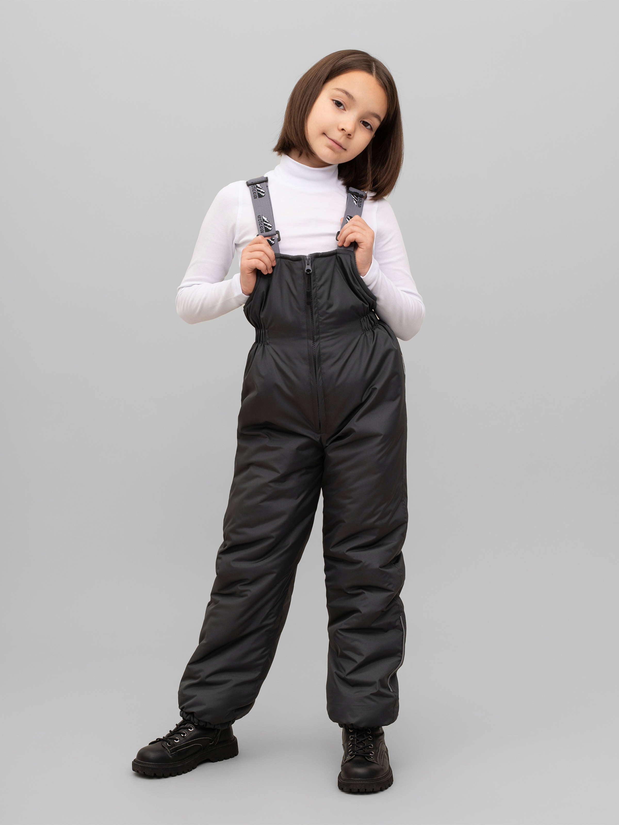 Полукомбинезон Arctic kids 60-010 серый. - фото 23