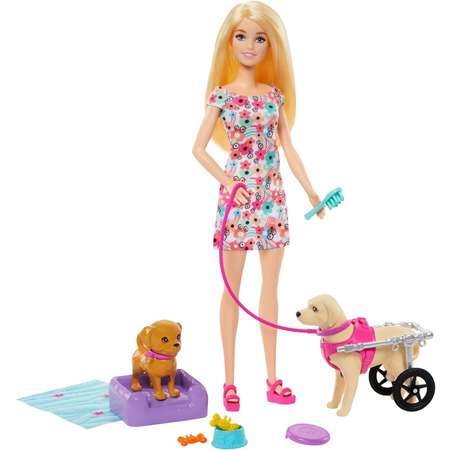 Кукла модельная Barbie Барби и ее собака