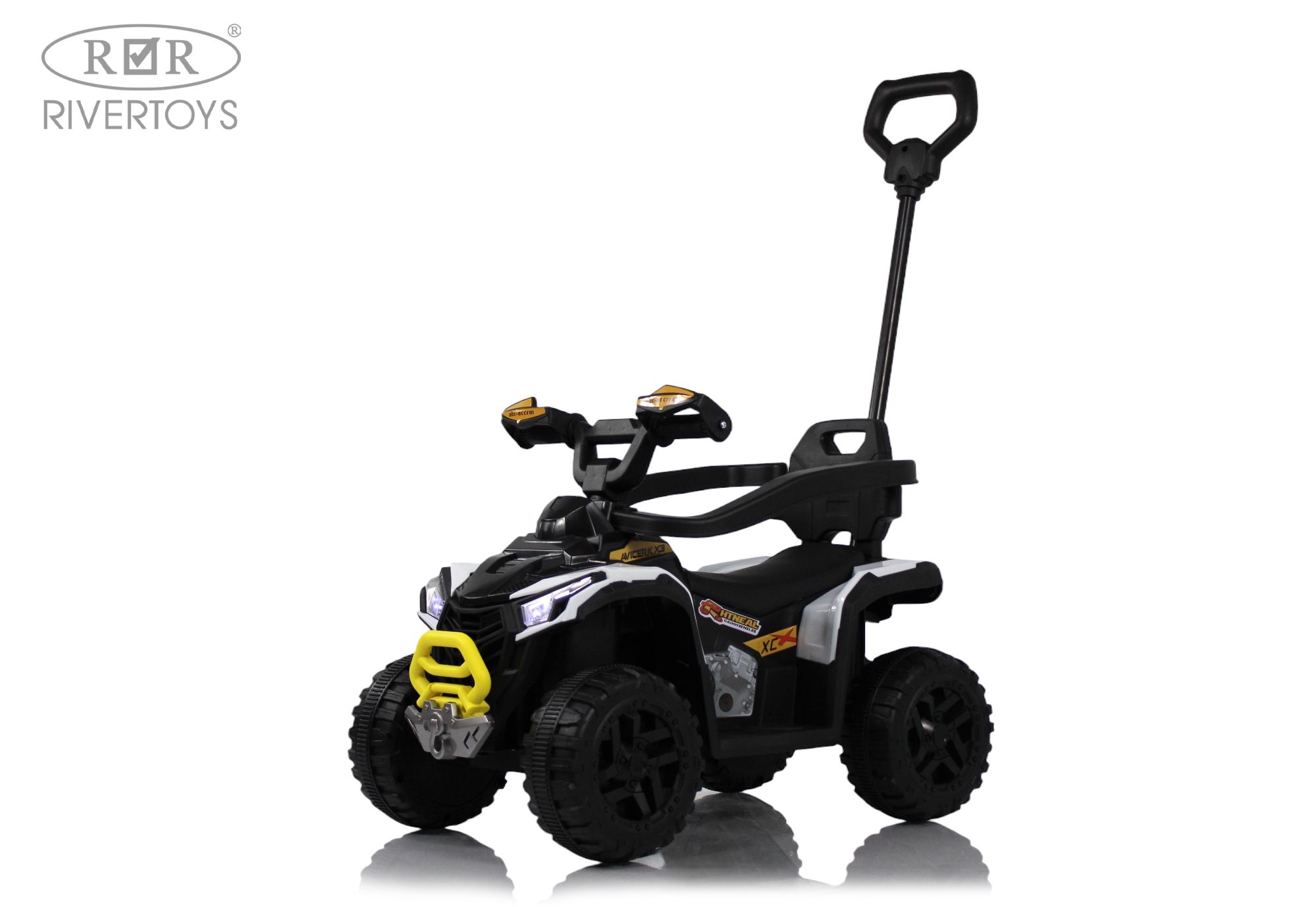 Электромобиль RIVERTOYS F003FF-NEW-WHITE - фото 1