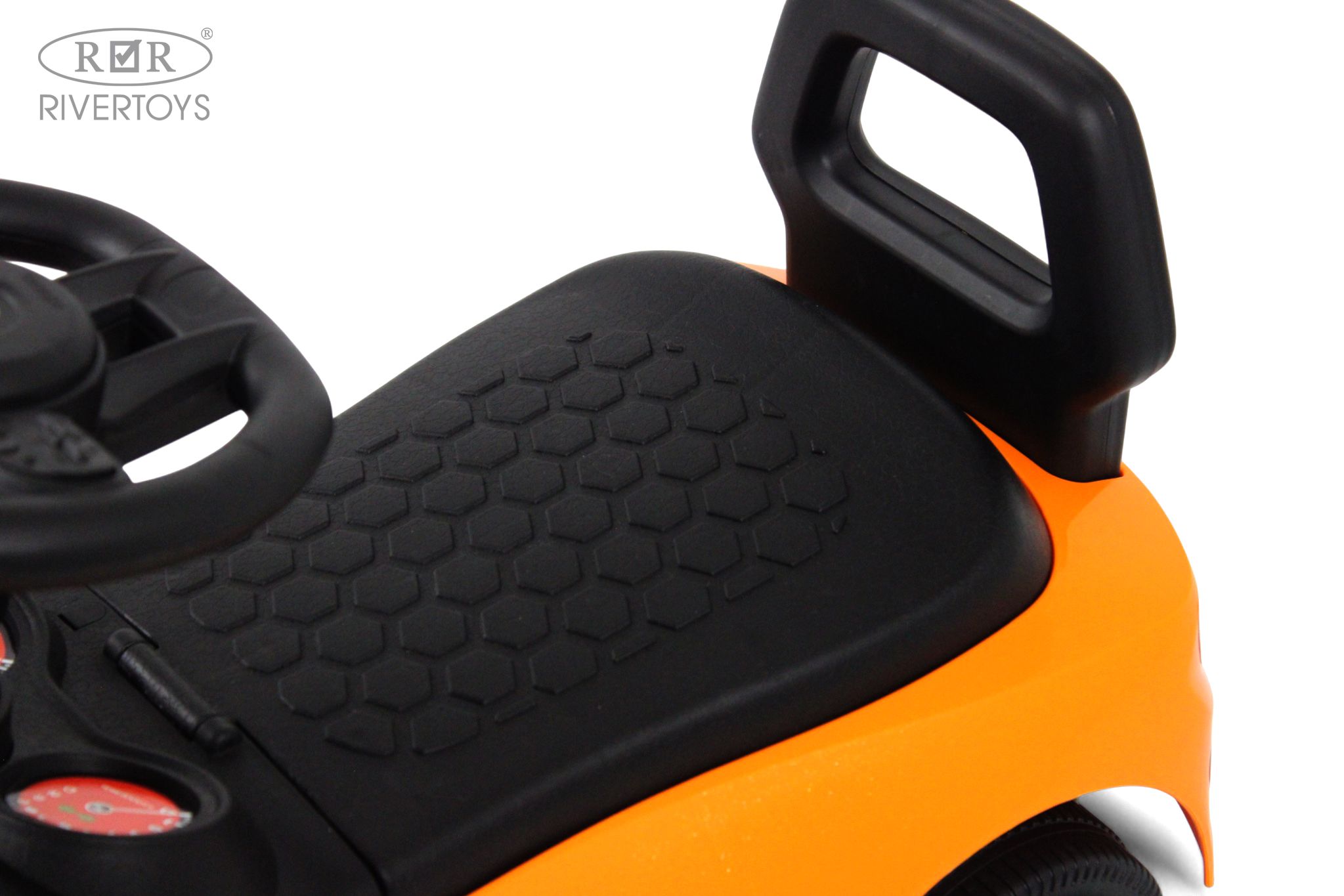 Каталка RIVERTOYS Z004ZZ-M-ORANGE оранжевый - фото 4