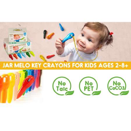 Карандаши цветные Jar Melo 25 шт.