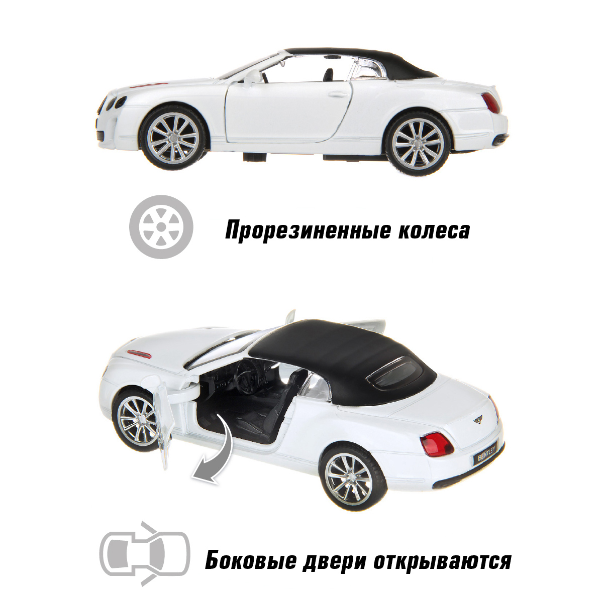 Автомобиль HOFFMANN Bentley Continental Supersports 1:43 122229 - фото 3