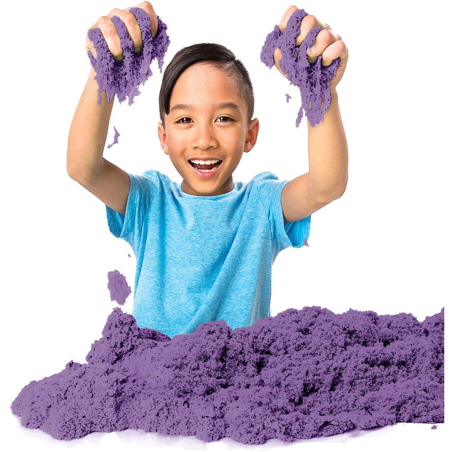 Кинетический песок Kinetic Sand 0.9 кг (фиолетовый) - фото 4