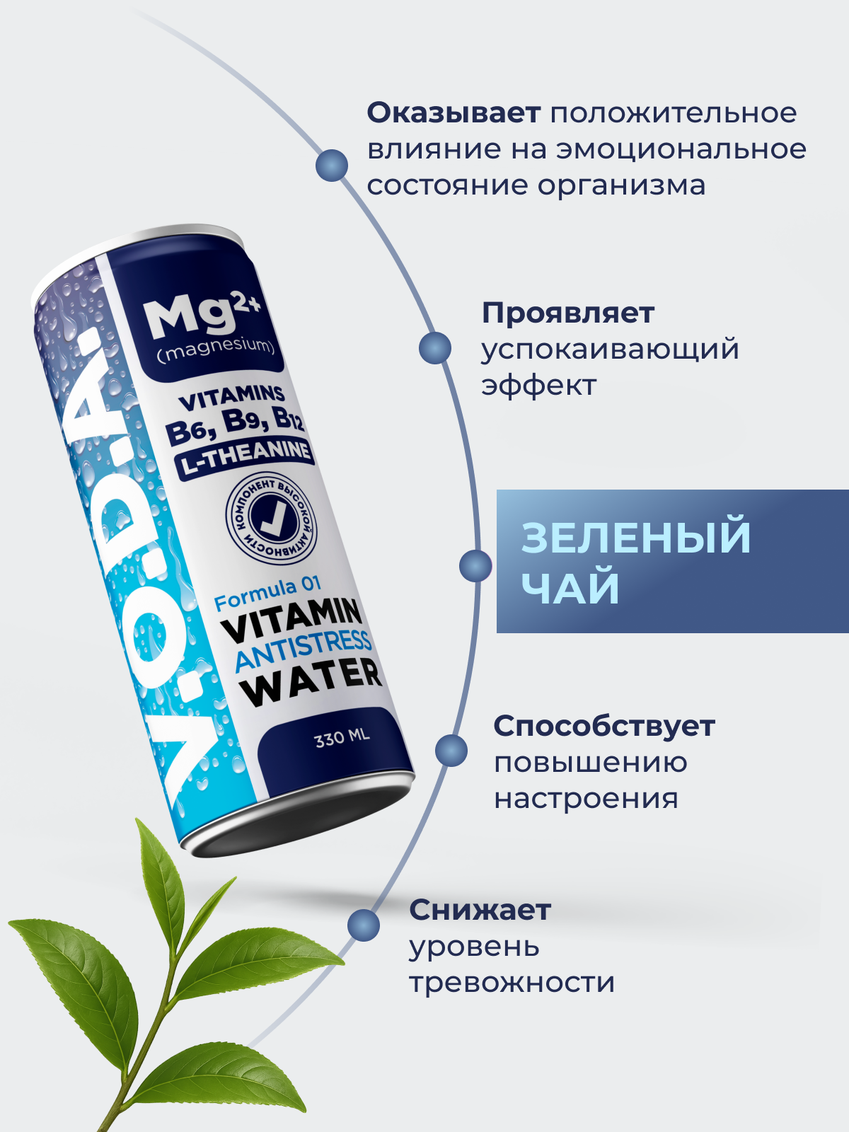 Напиток газированный V.O.D.A. ANTISTRESS - фото 5