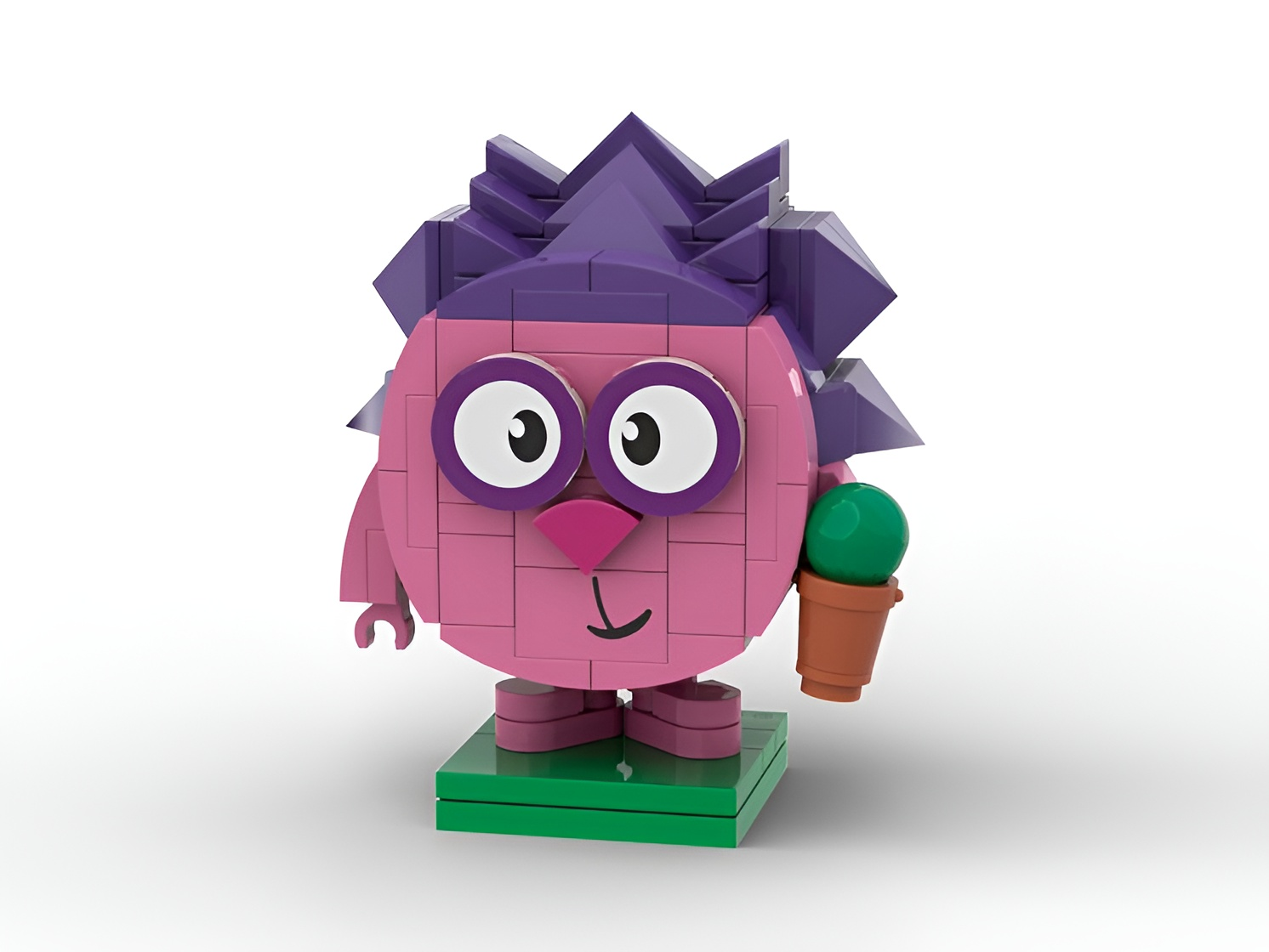 Конструктор brick labs Конструктор Ежик Смешарики 111 дет. - фото 6