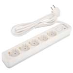 Сетевой фильтр Perfeo Real Stream 5 метров 5 розеток белый