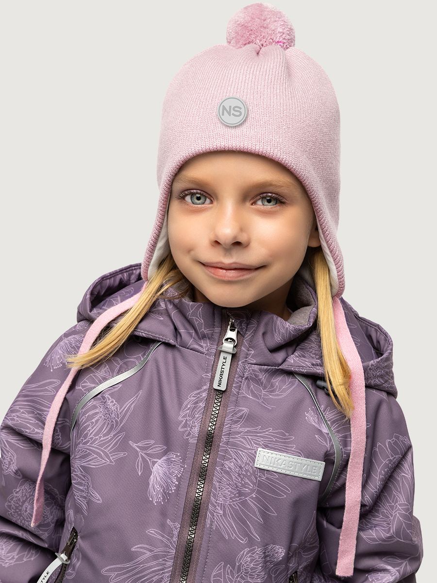 Шапка NIKASTYLE 11м20626 пудра - фото 1