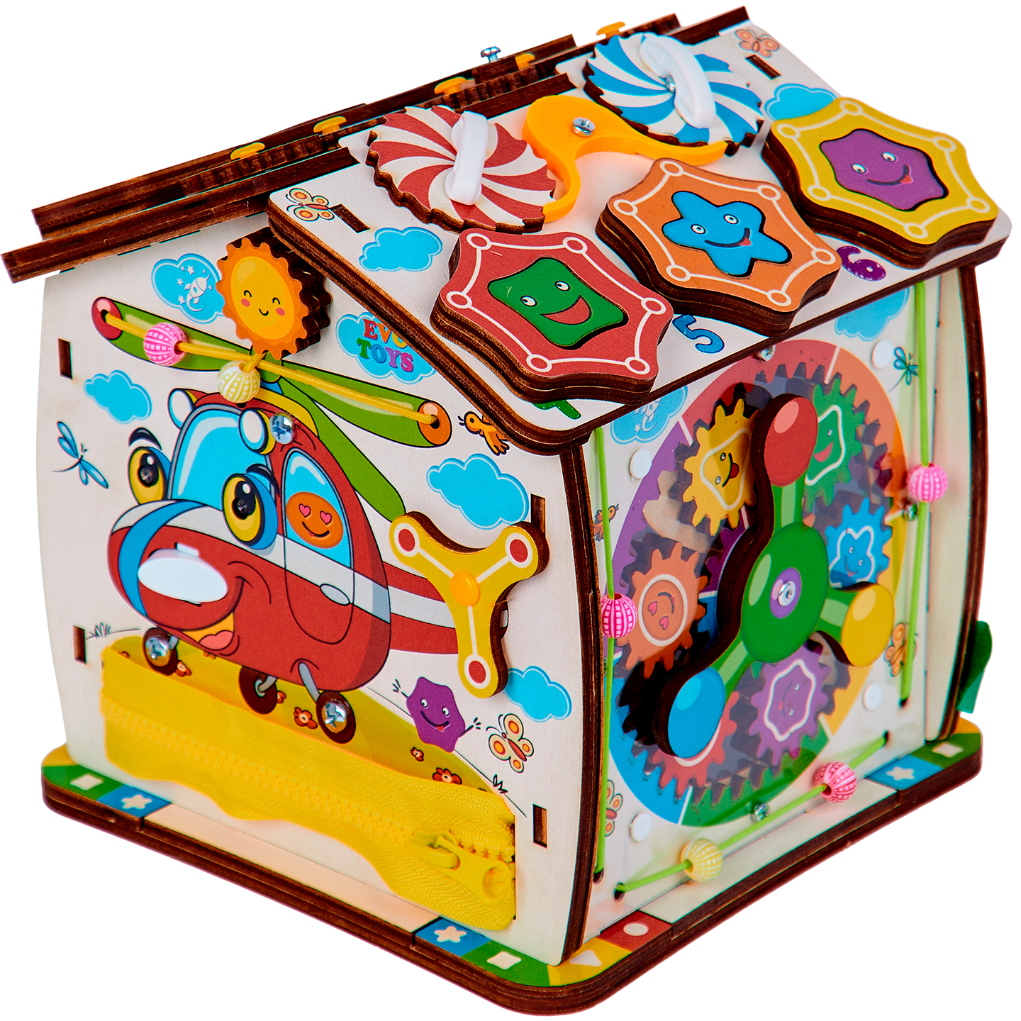 Игрушка Evotoys бизиборд - фото 13