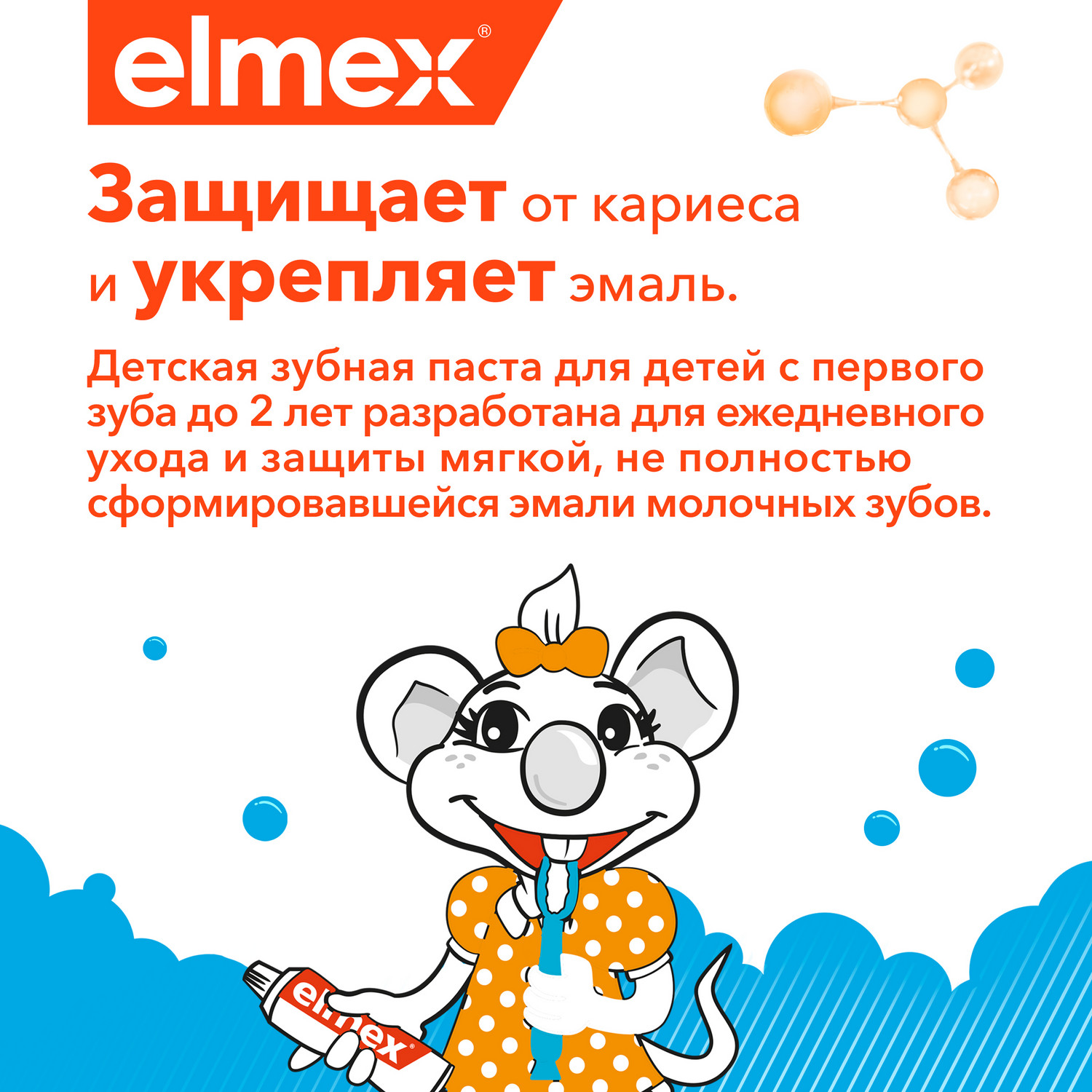 Зубная паста Elmex с фтором - фото 8