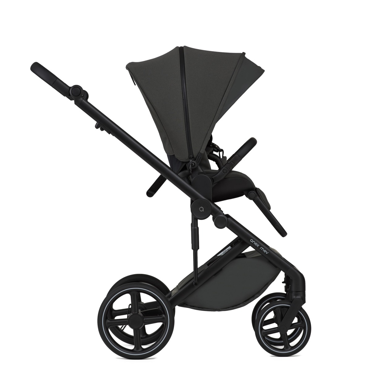 Коляска 2в1 Anex Mev черный - фото 4