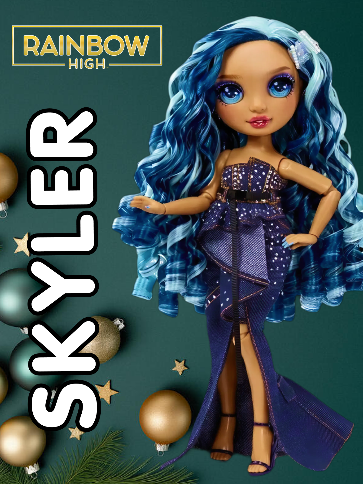 Изображение товара Кукла Rainbow High Skyler Bradshaw 28 см в модном костюме с аксессуарами