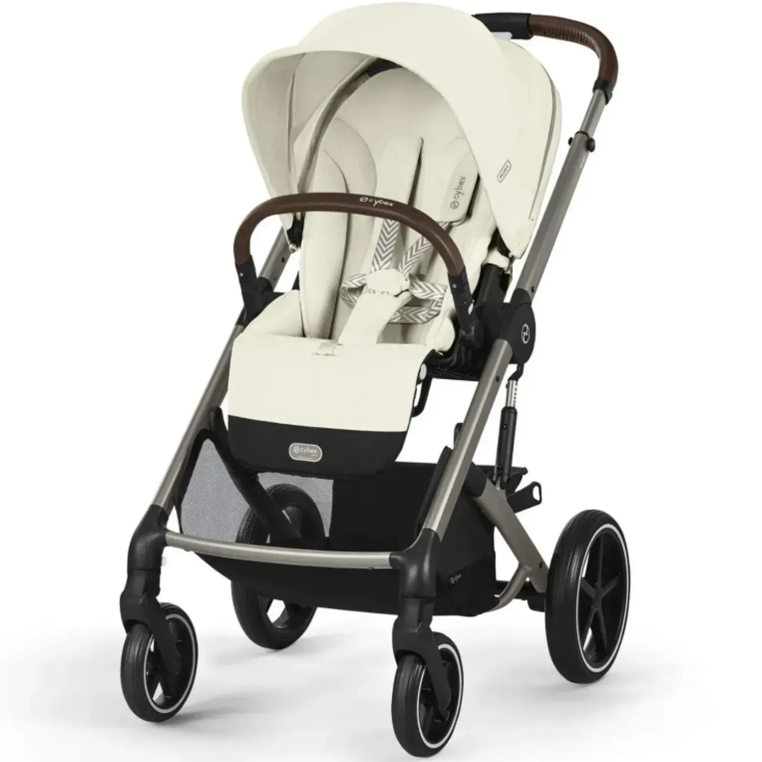 Коляска 2в1 Cybex Balios S Lux TPE бежевый - фото 7