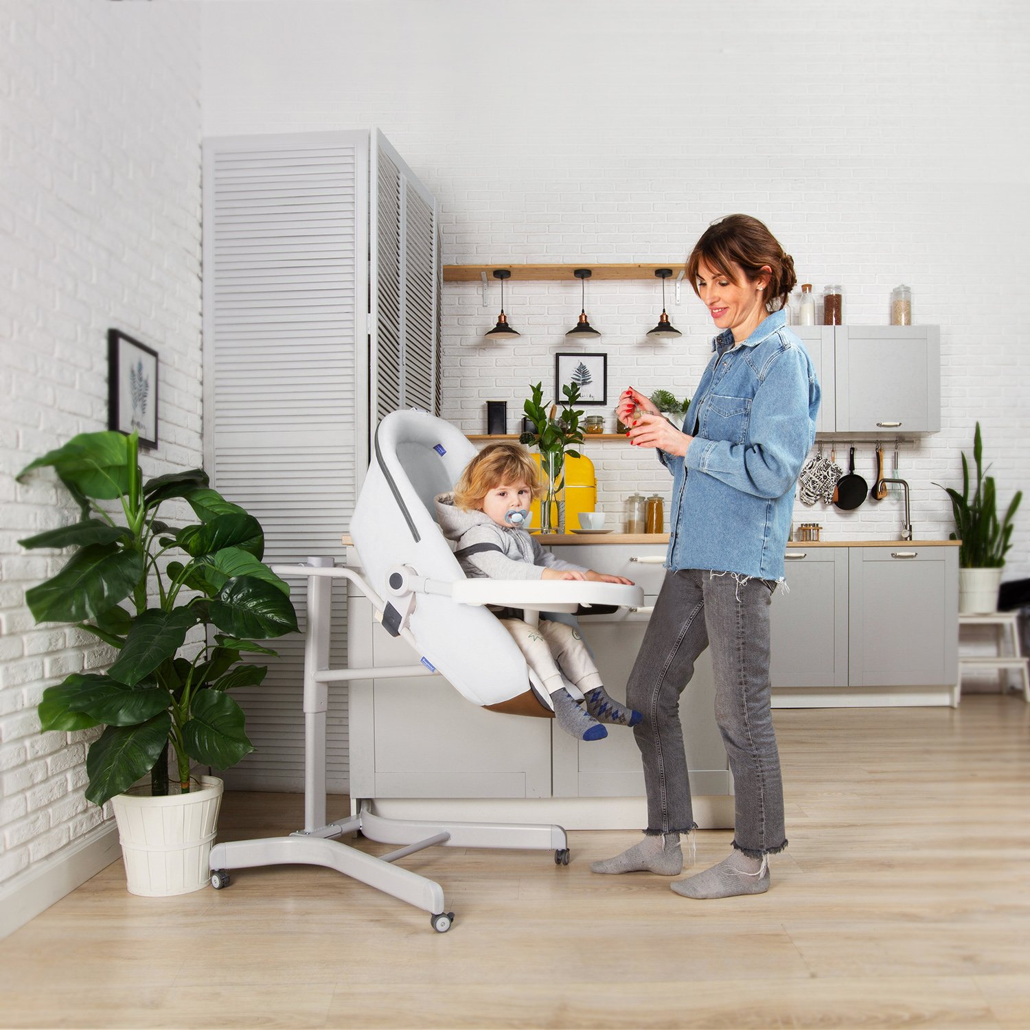 Колыбель SIMPLICITY 3000 Elite 5 в 1 серый - фото 12