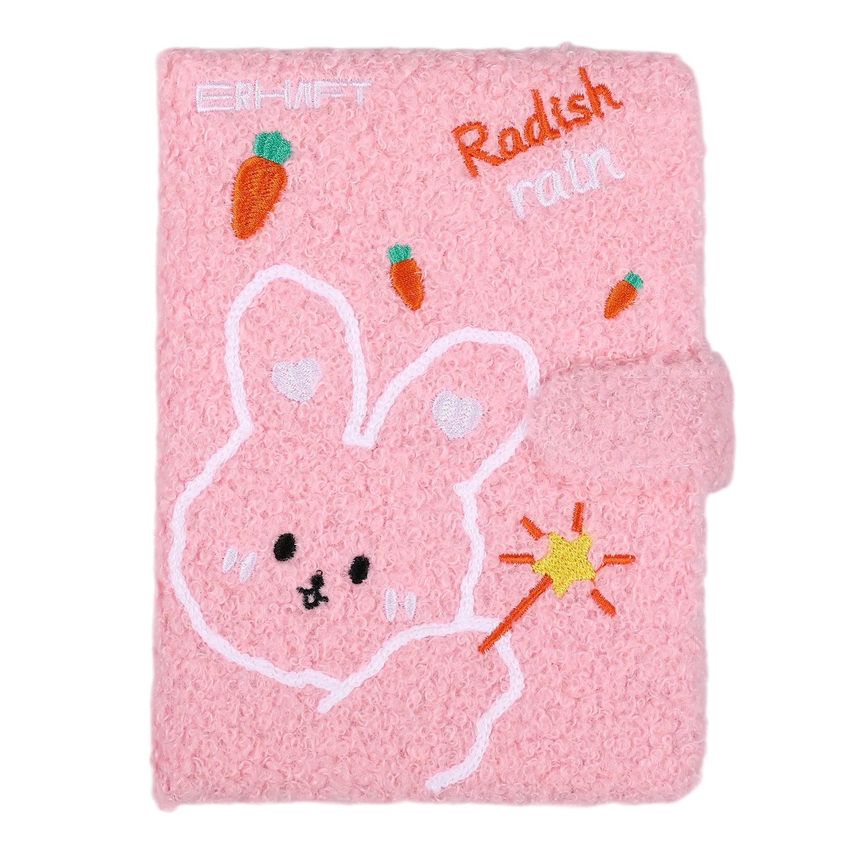 Блокнот Erhaft Плюшевый 96 лист. в ассортименте - фото 1