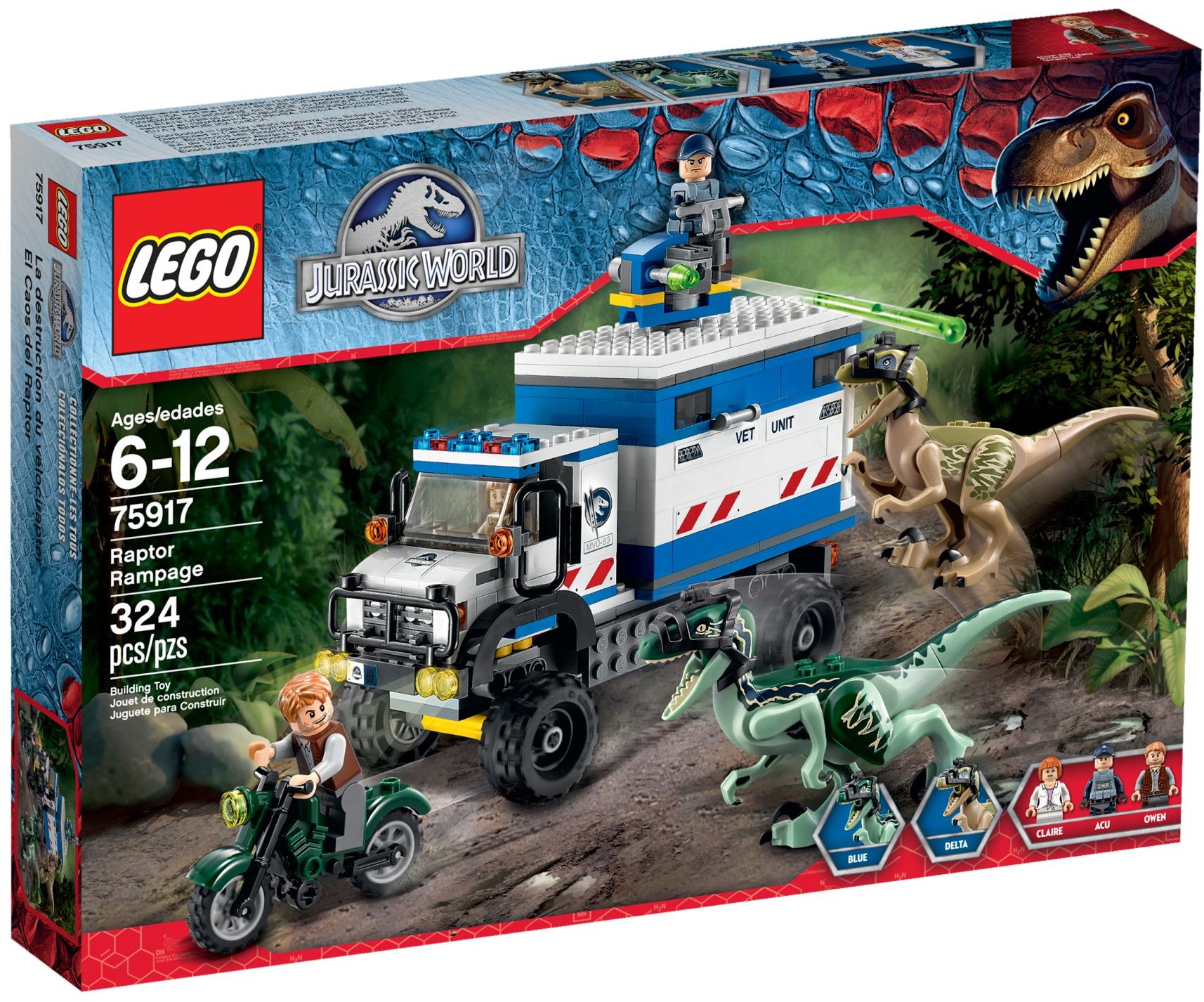 Конструктор LEGO Jurassic World 75917 324 дет. - фото 1