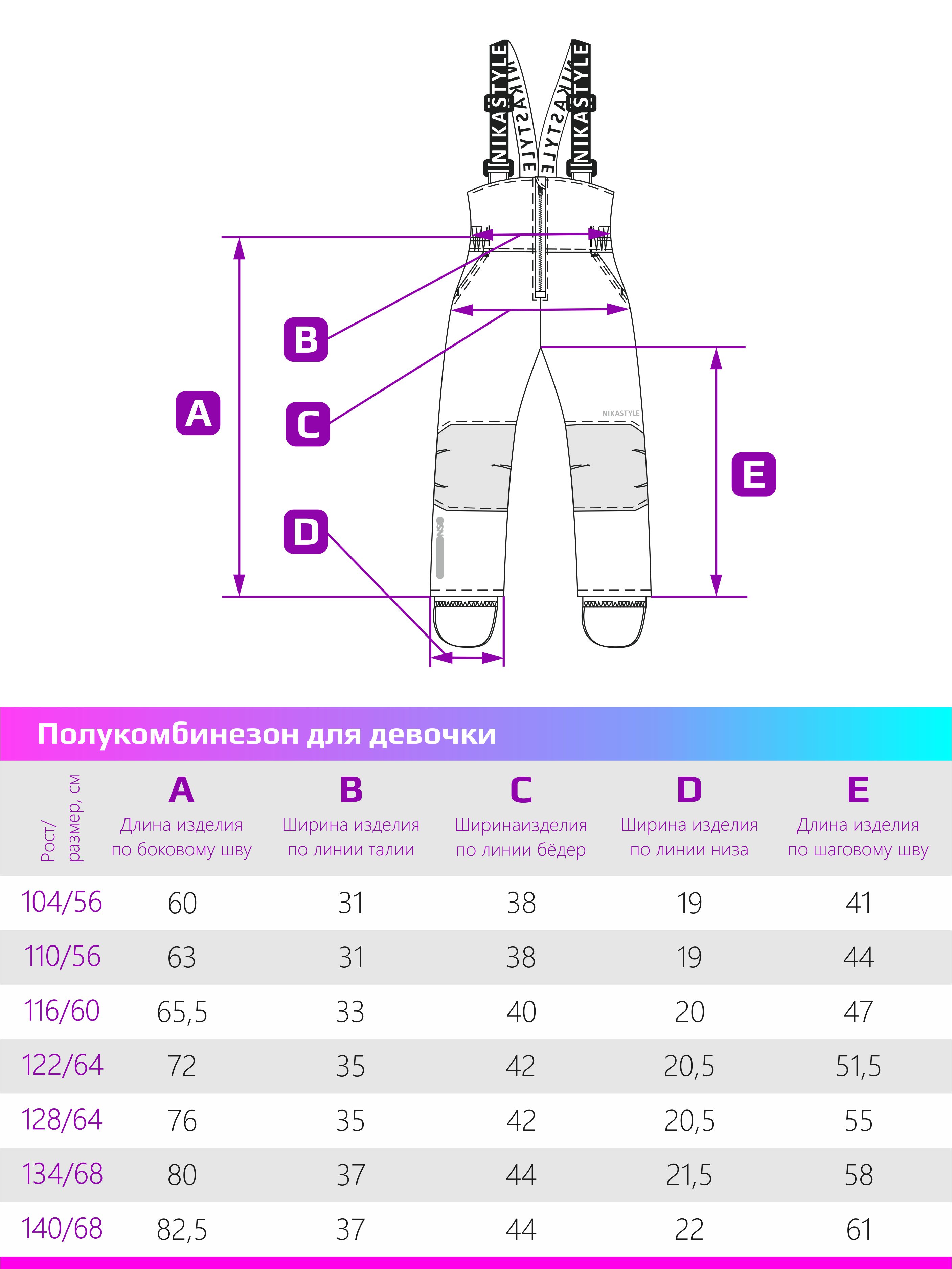 Полукомбинезон NIKASTYLE 3з5024 серый - фото 11