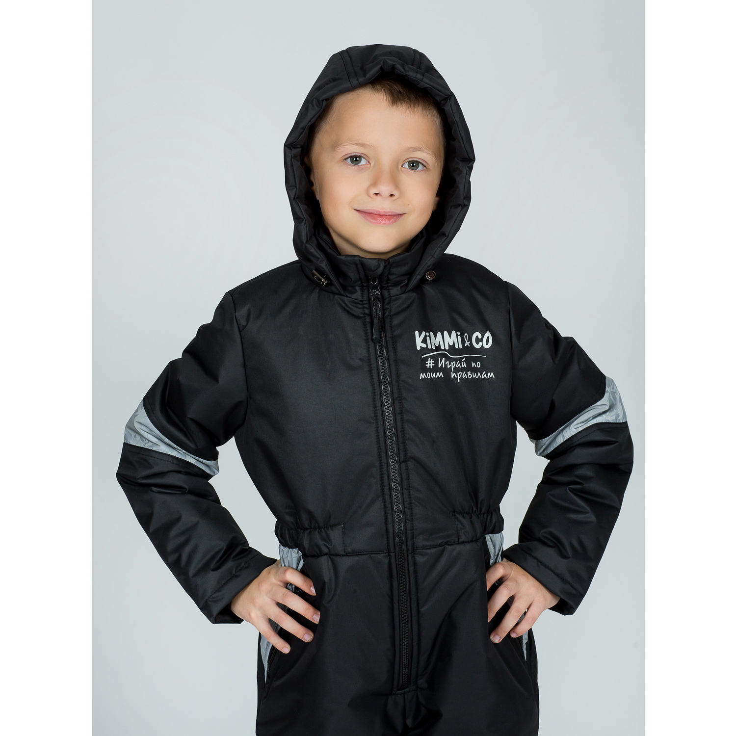 Комбинезон KiMMi co К-150830-041 черный - фото 6