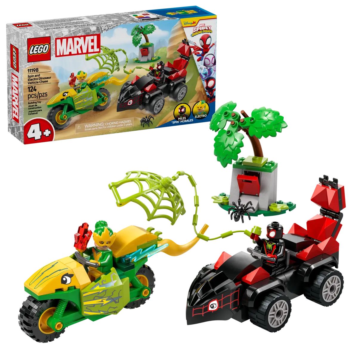 Конструктор LEGO Marvel Super Heroes Дино-гонщики Спин и Электро - фото 1