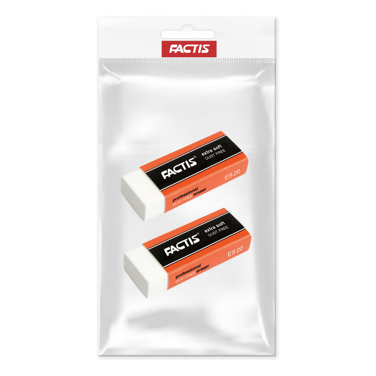 Ластик FACTIS 2 шт. - фото 5