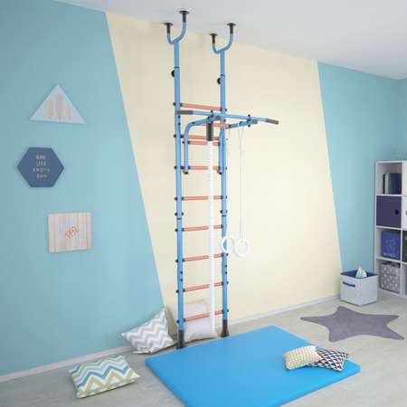 Детский спортивный комплекс Polini kids Sport Neo враспор Лазурный