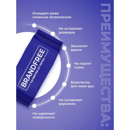 Пятновыводитель BRANDFREE 24 шт.