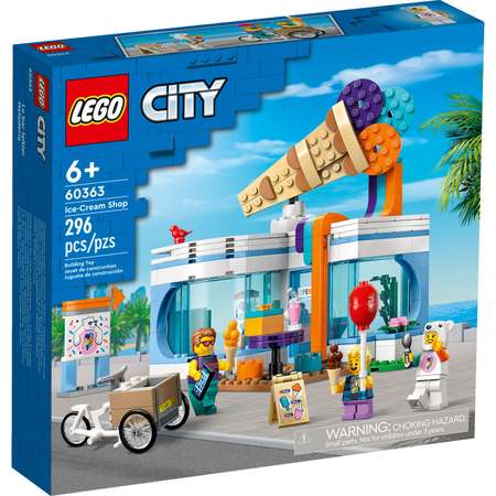 Конструктор LEGO City Магазин мороженого блочный
