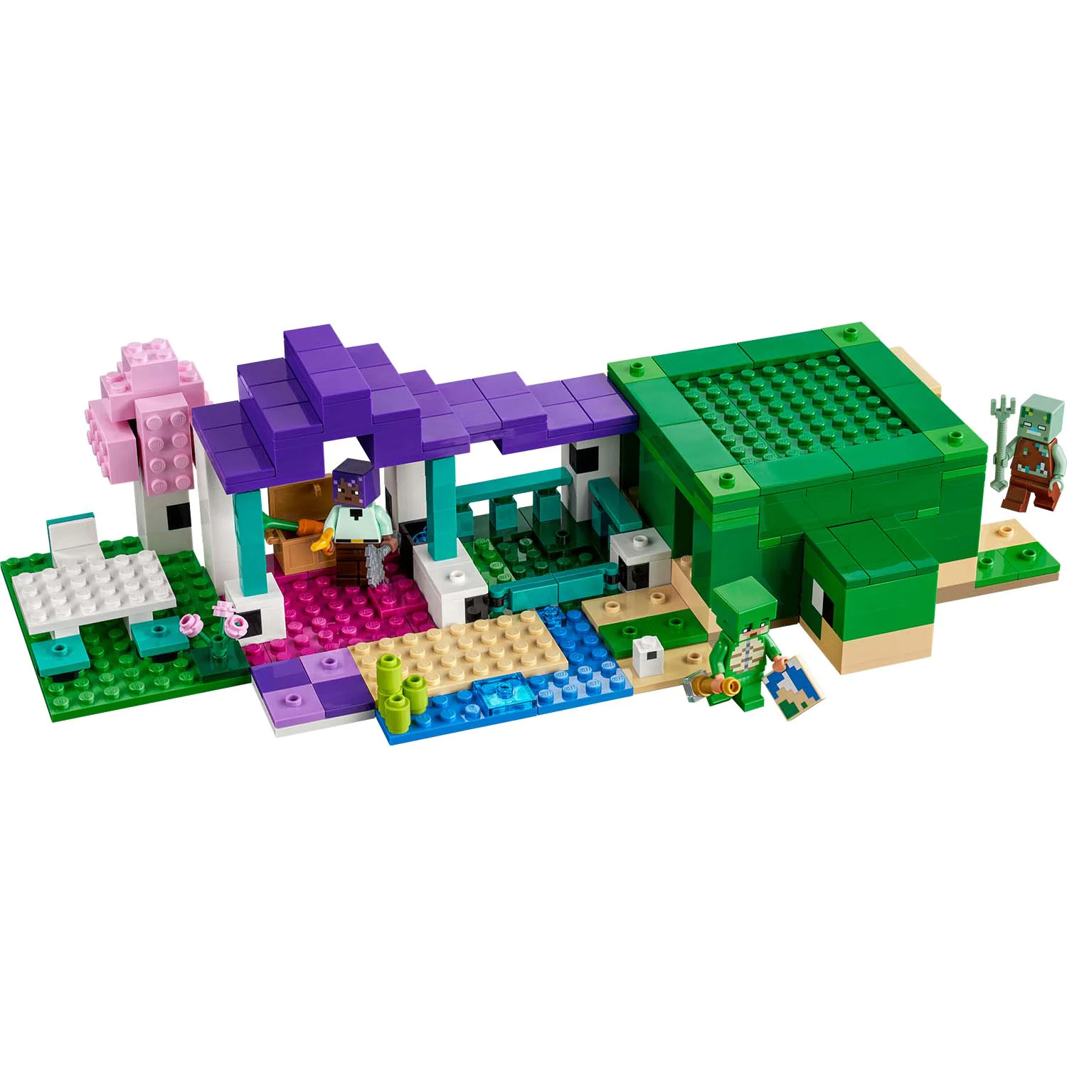Конструктор LEGO Minecraft Домик на Черепашьем пляже - фото 13