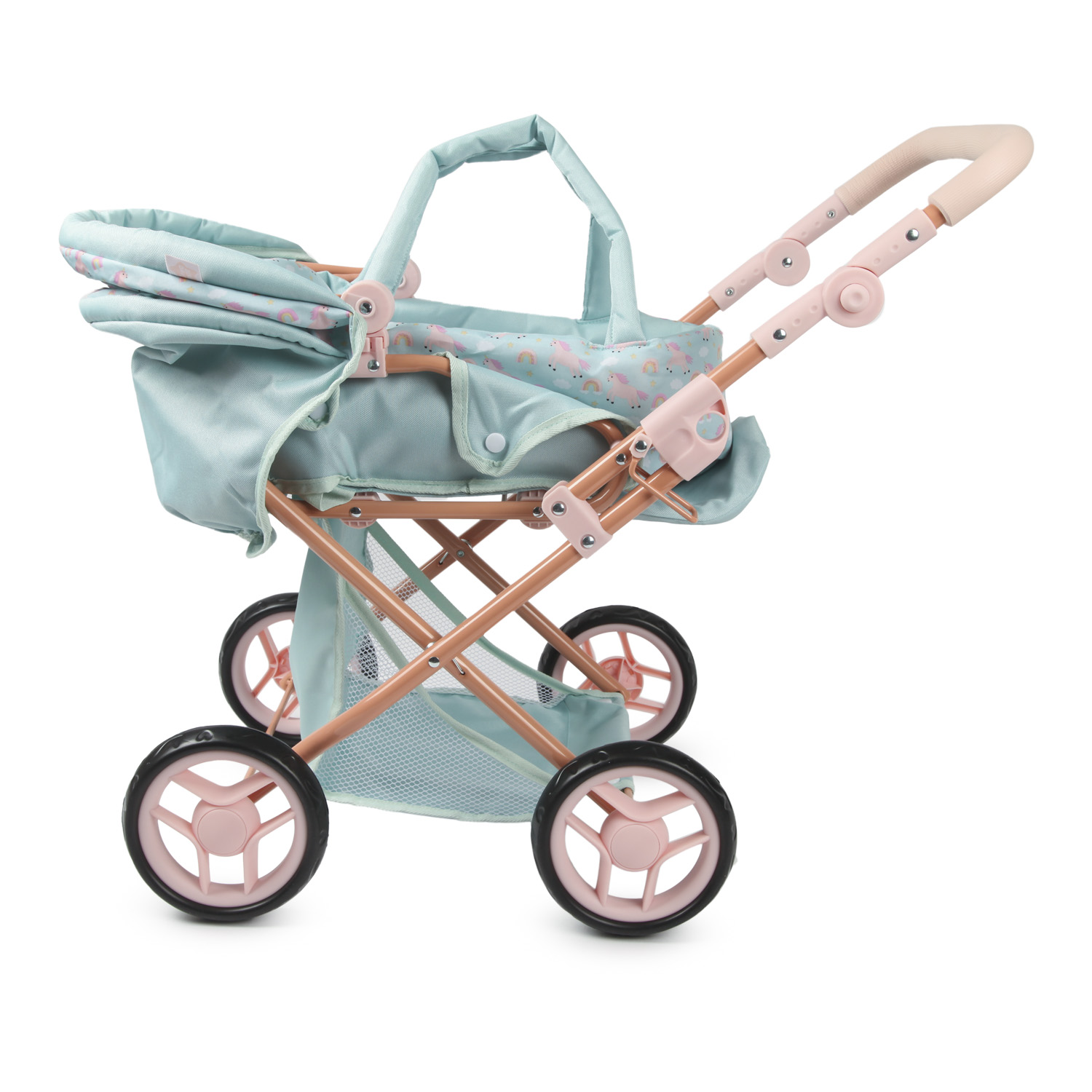 Коляска 3 в 1 для кукол Demi Star 9346 Rain Unic - фото 3