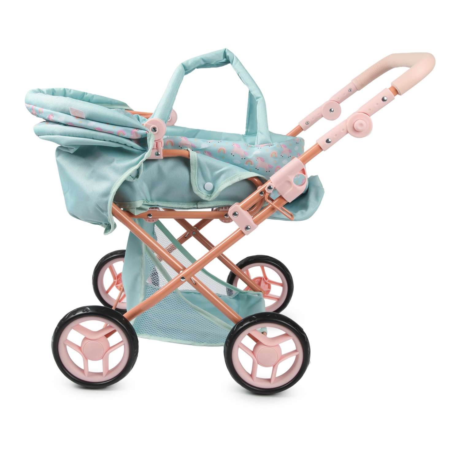 Коляска 3 в 1 для кукол Demi Star 9346 Rain Unic - фото 3