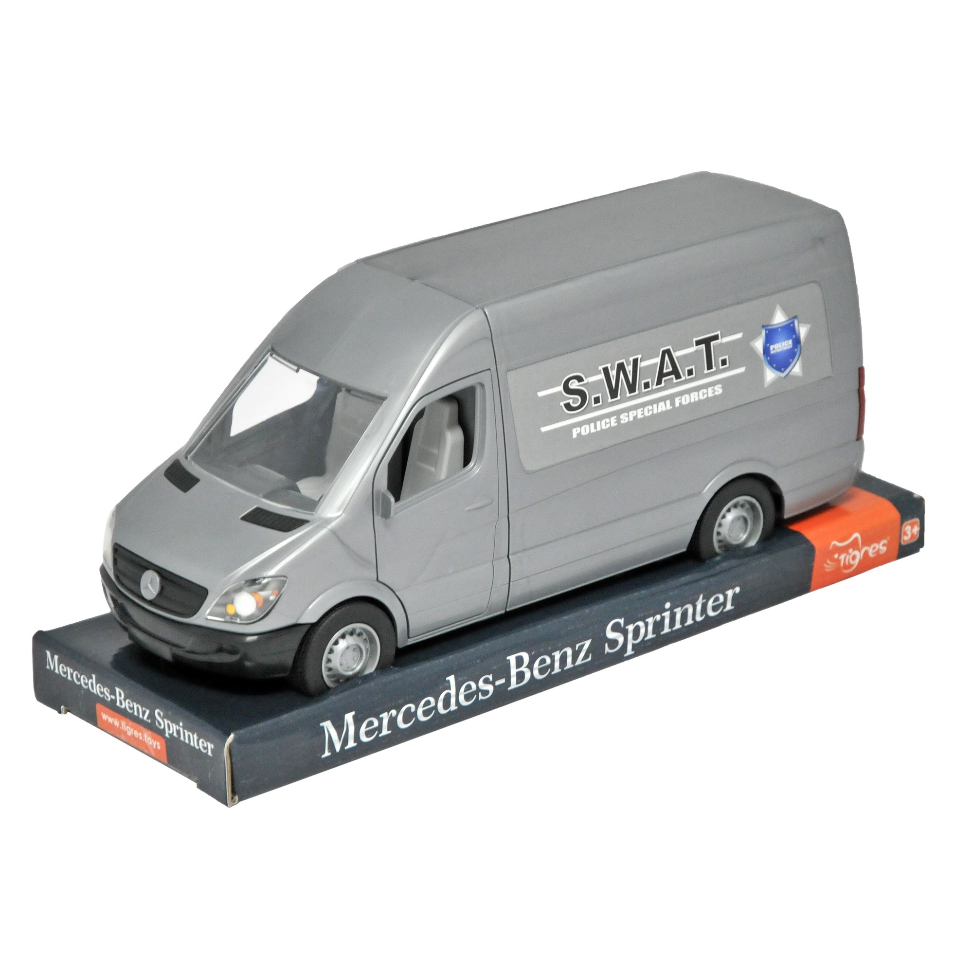 Автомобиль TIGRES Mercedes Sprinter 1:24 39703 - фото 1
