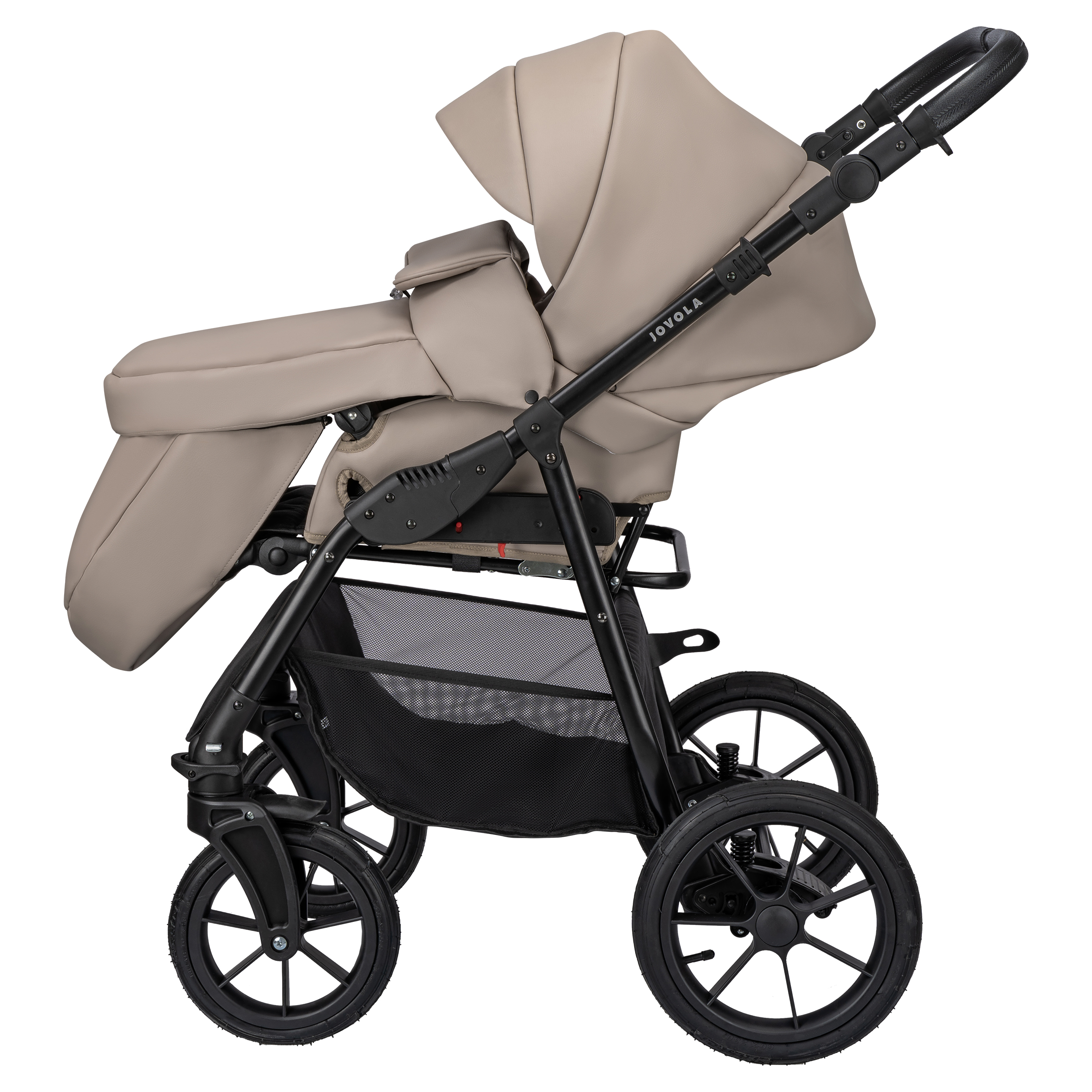 Коляска 2в1 JOVOLA Tessa Eco бежевый - фото 20
