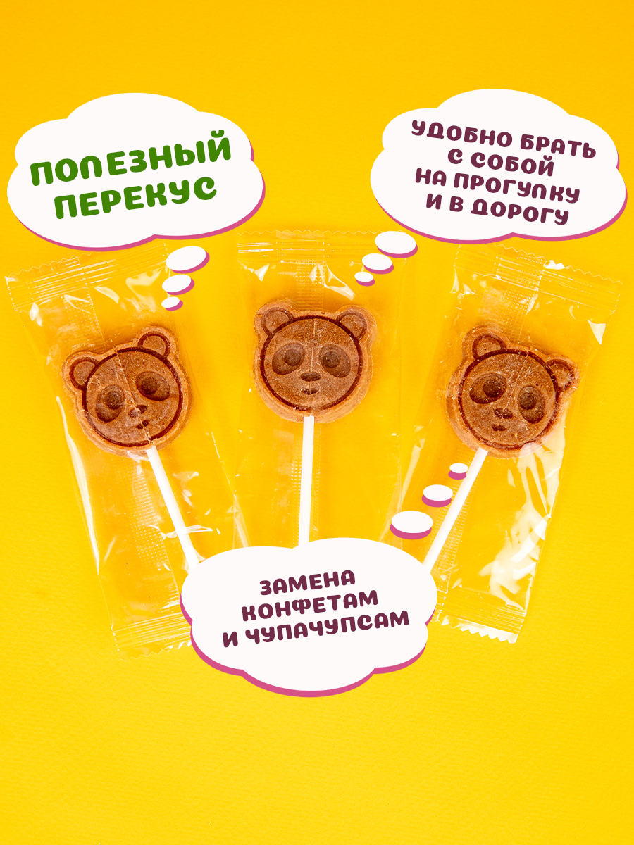 Пастила на палочке яблочная без сахара ФРУКТЫ ТУТ фруктовая, 240 гр, 24 шт - фото 6