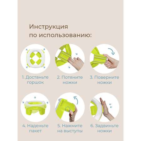 Горшок ROXY-KIDS Дорожный