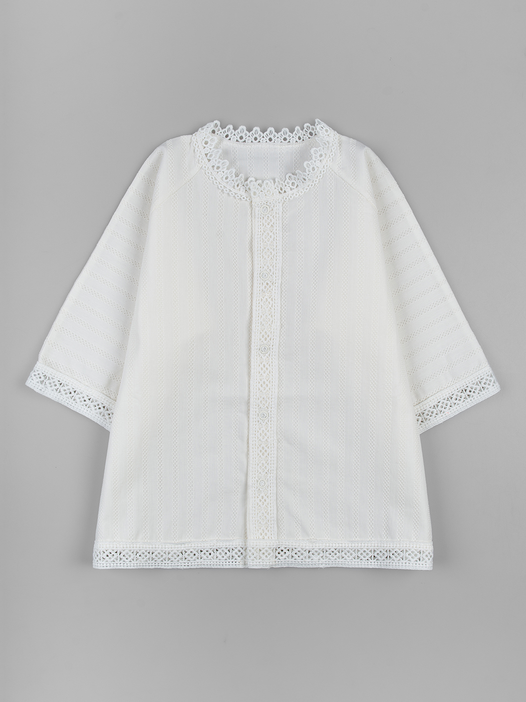 Крестильный комплект LEO 7005А_молочный - фото 9