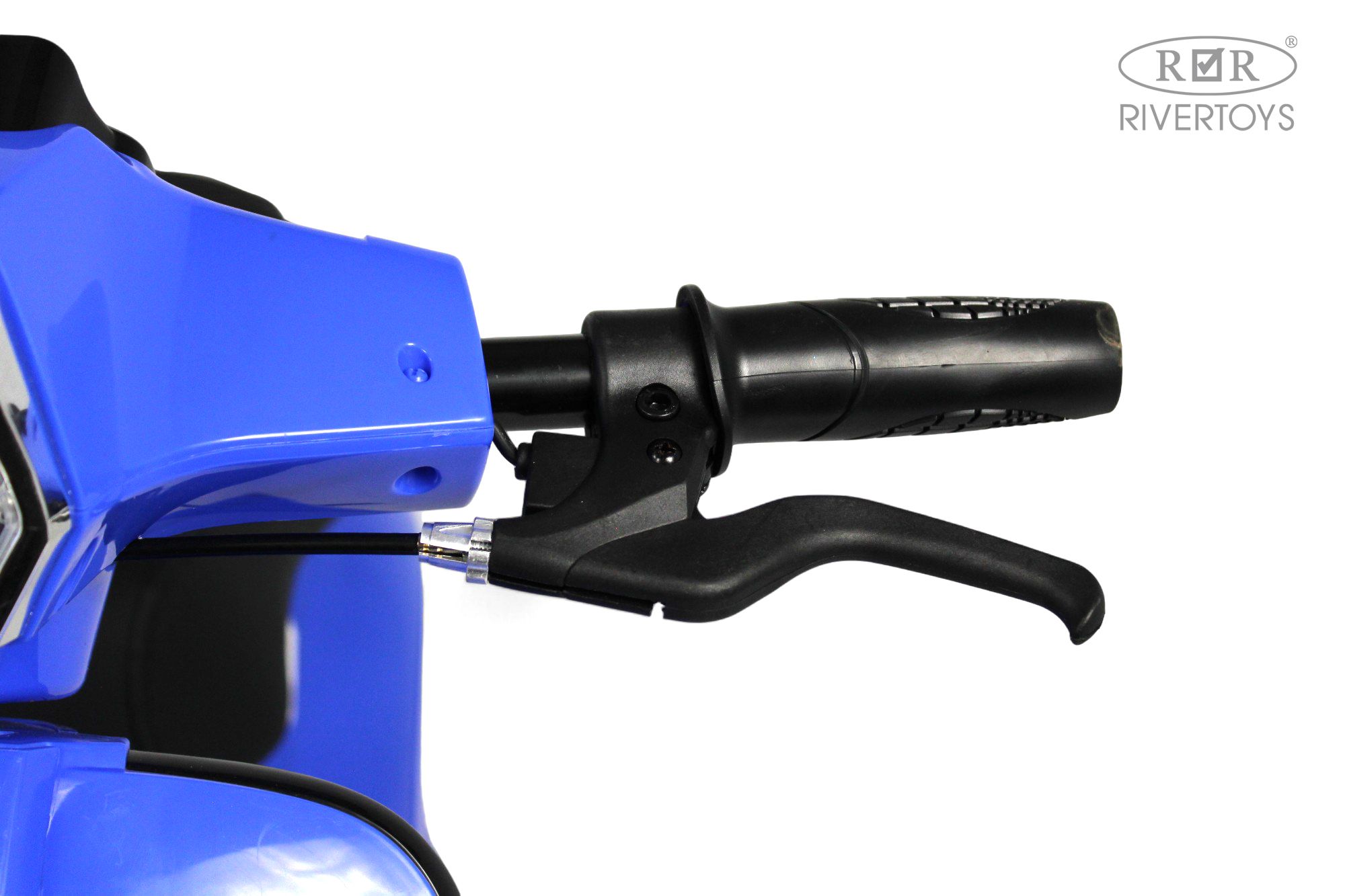 Электромотоцикл RIVERTOYS A111AA-MOTO-BLUE - фото 5