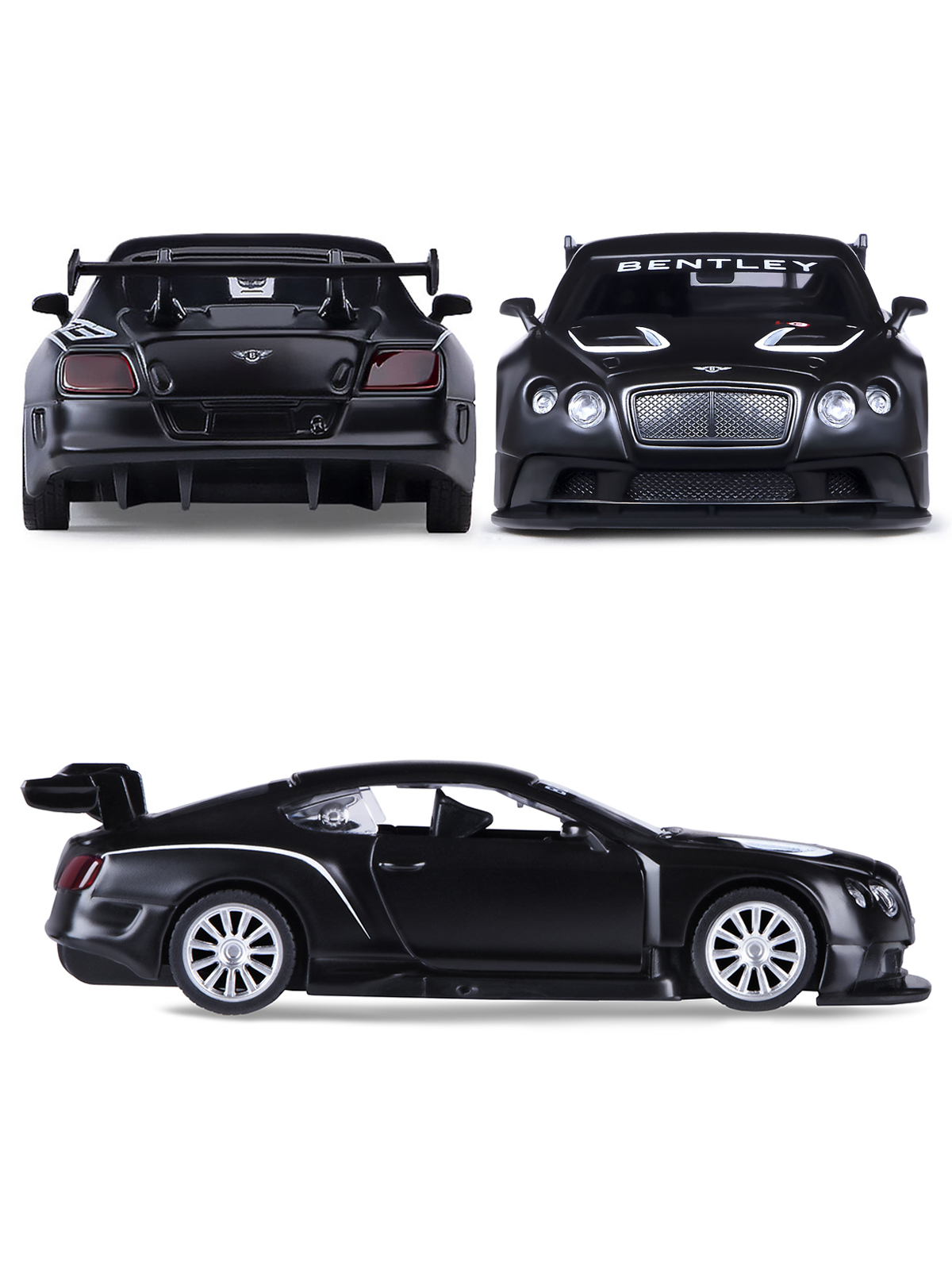 Автомобиль АВТОпанорама Bentley Continental GT3 1:43 JB1251556 - фото 5