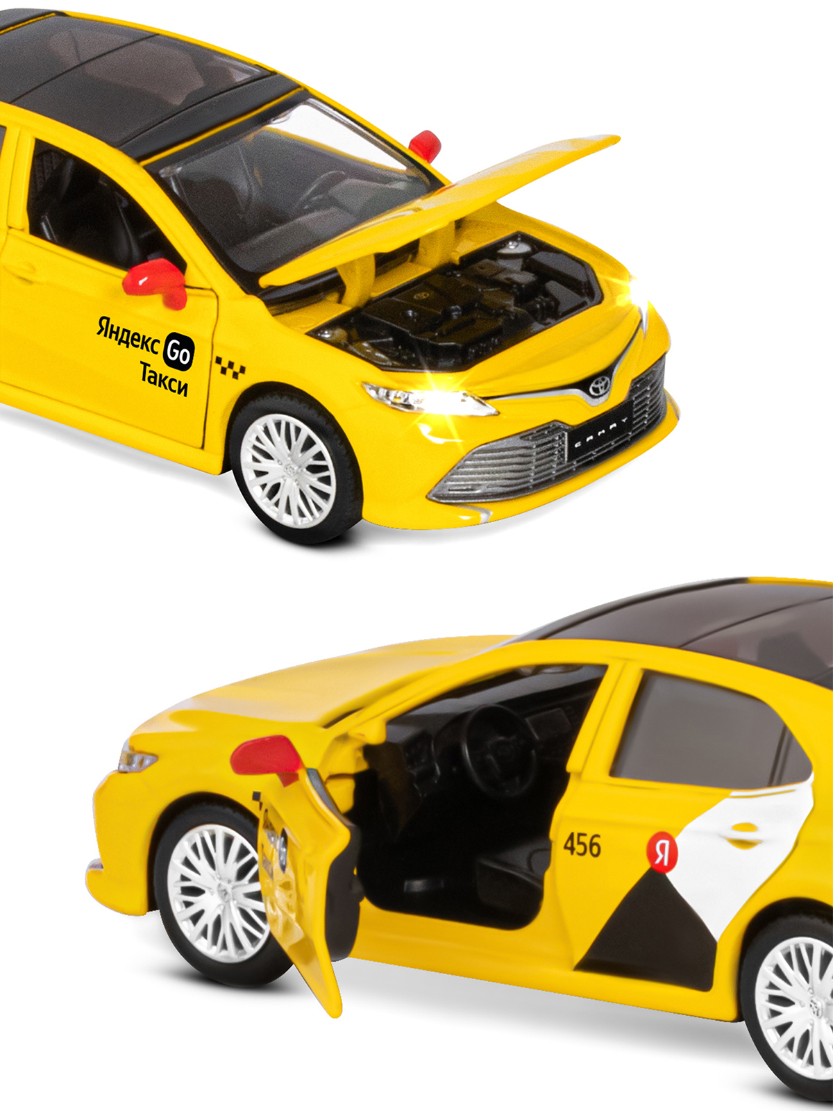Автомобиль Яндекс GO Toyota Camry Такси озвучено Алисой 1:34 JB1251482 - фото 11