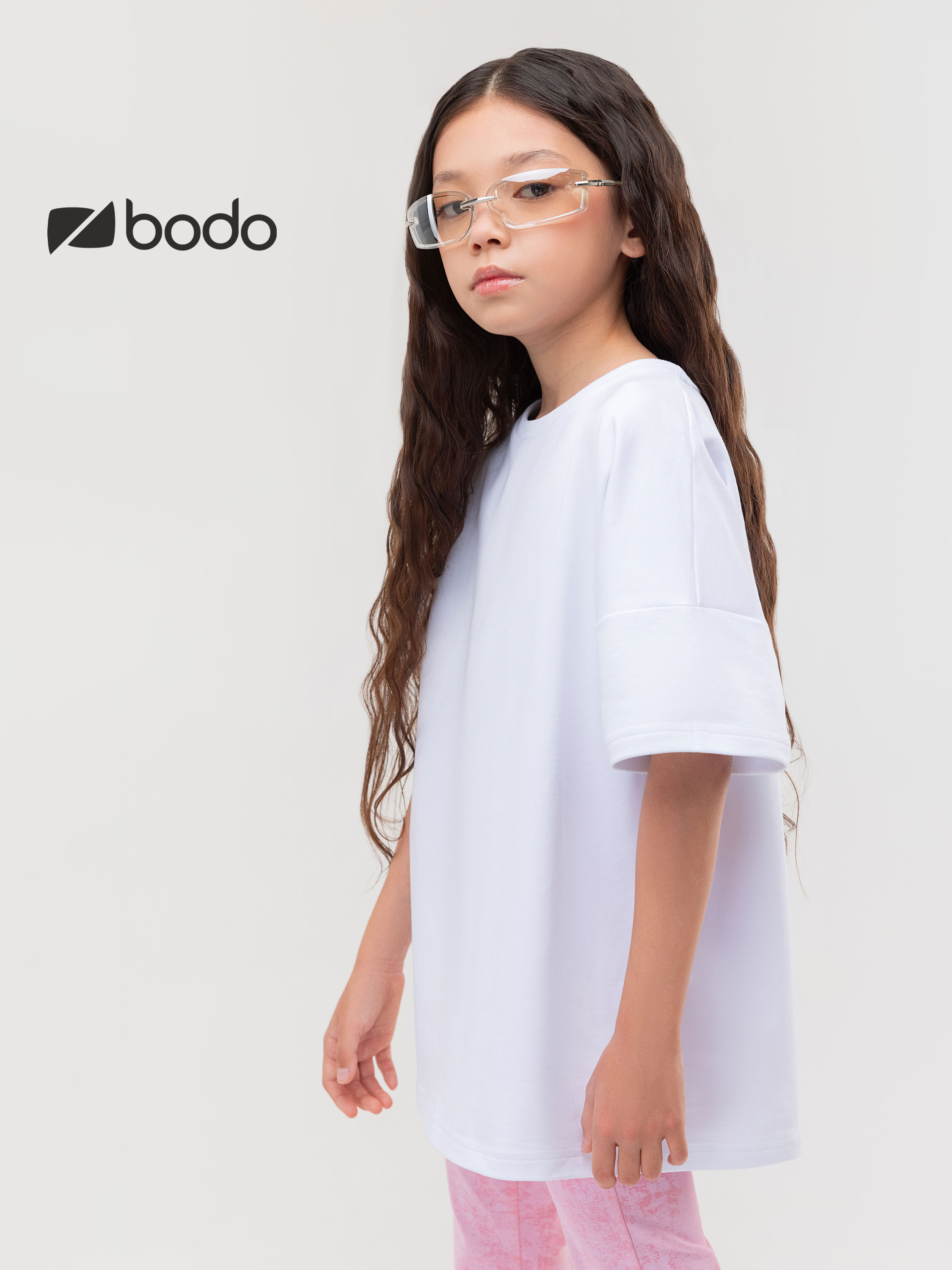 Футболка Bodo 4-348MU_белый (розовый) - фото 4