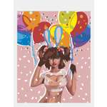 Картина по номерам Selfica Праздничный кролик