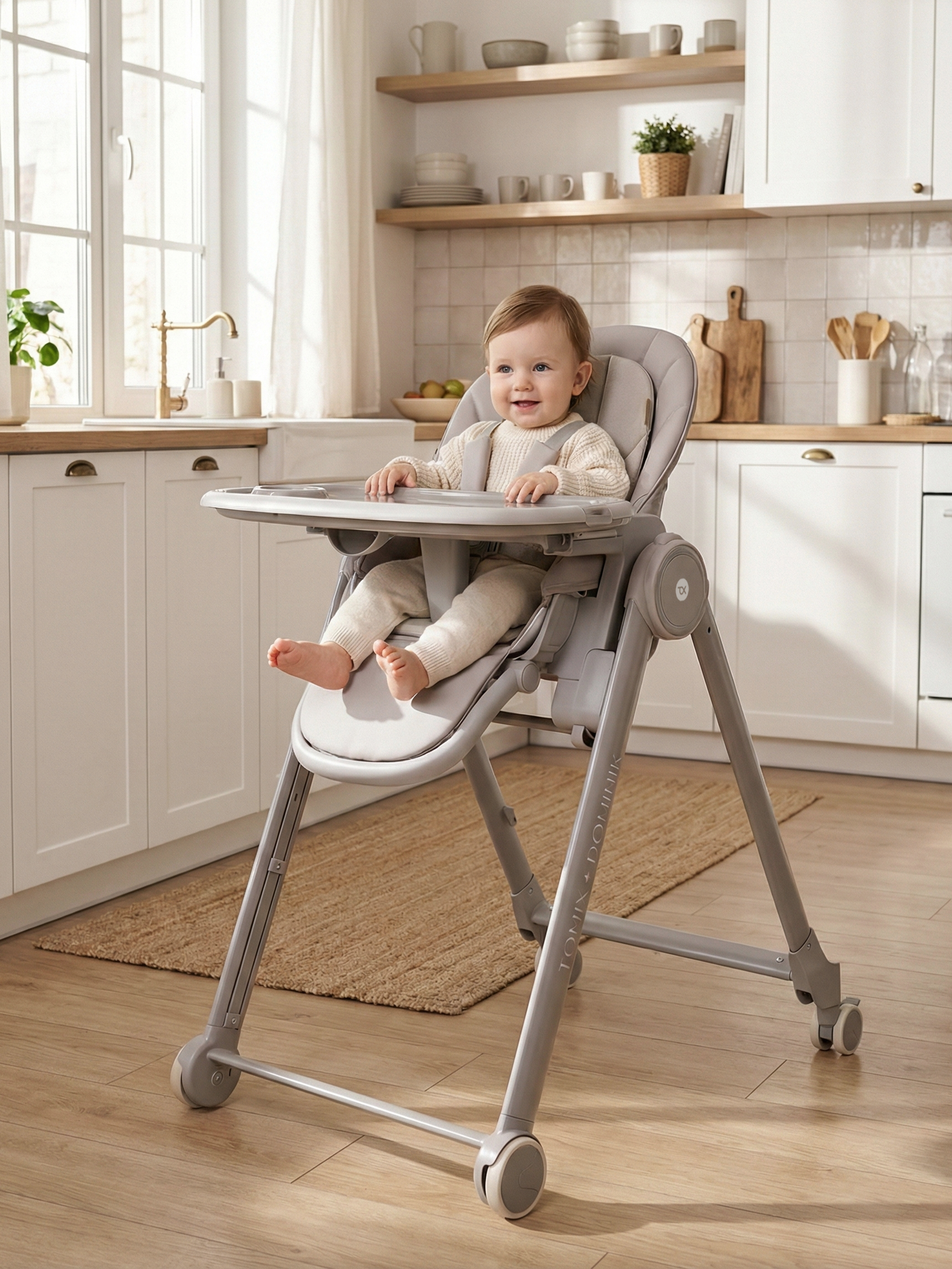 Шезлонг Tomix Dominik серый - фото 2