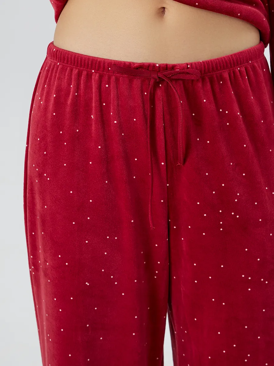 Пижама Mark Formelle (Марк Формэль) 592561/белый горошек на т.красном - фото 6