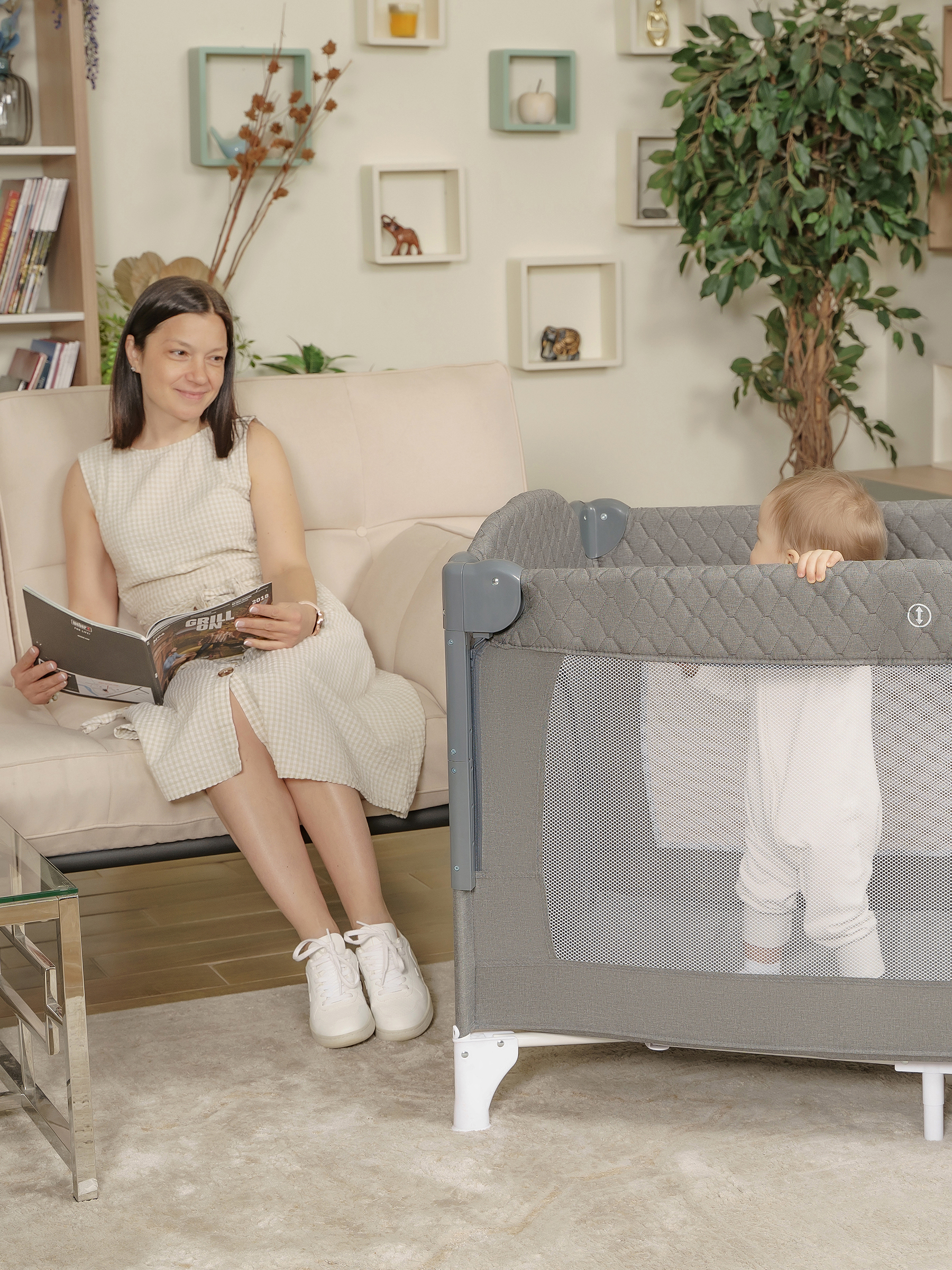 Манеж кровать Indigo Bon-Bon 4657833590893 - фото 23