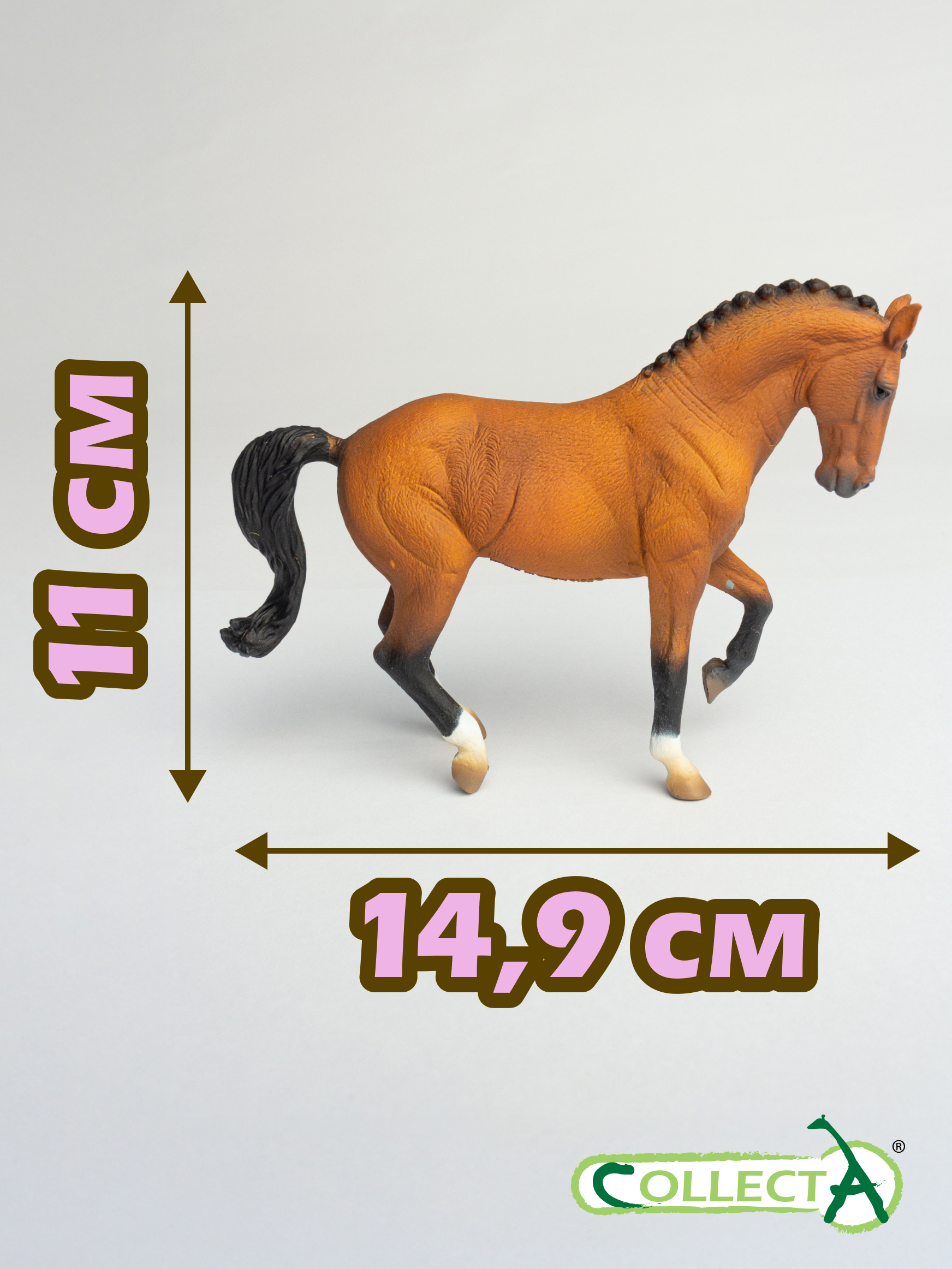 Фигурка Collecta Кобыла Ганноверская гнедая - фото 3