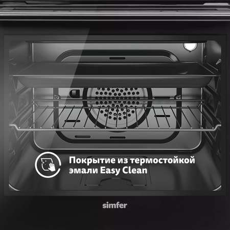 Электрический духовой шкаф Simfer Simfer черный