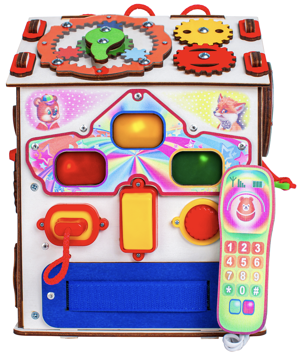 Игрушка Jolly Kids бизиборд Зверята - фото 9
