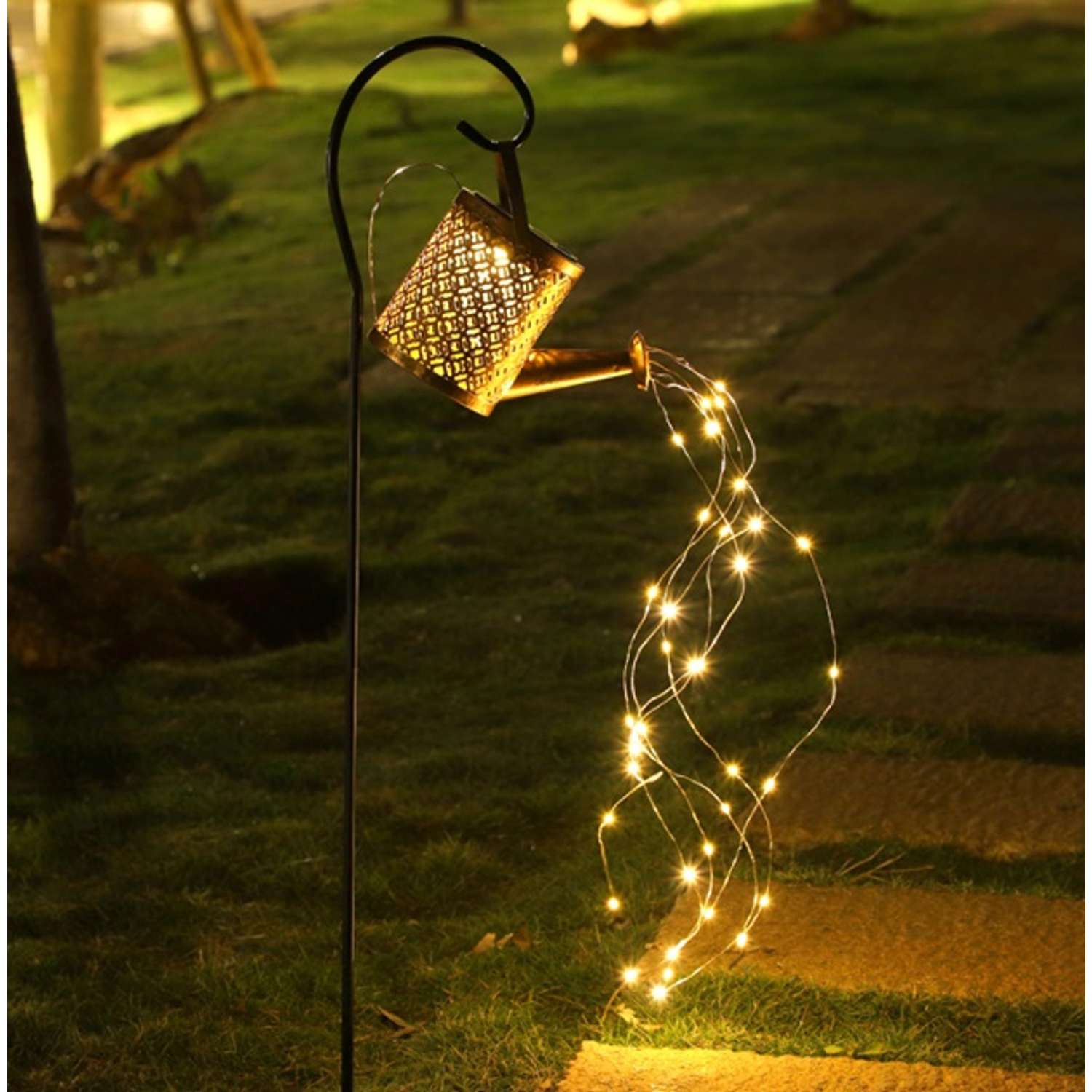 Светильник . Лейка на солнечной батарее - фото 1