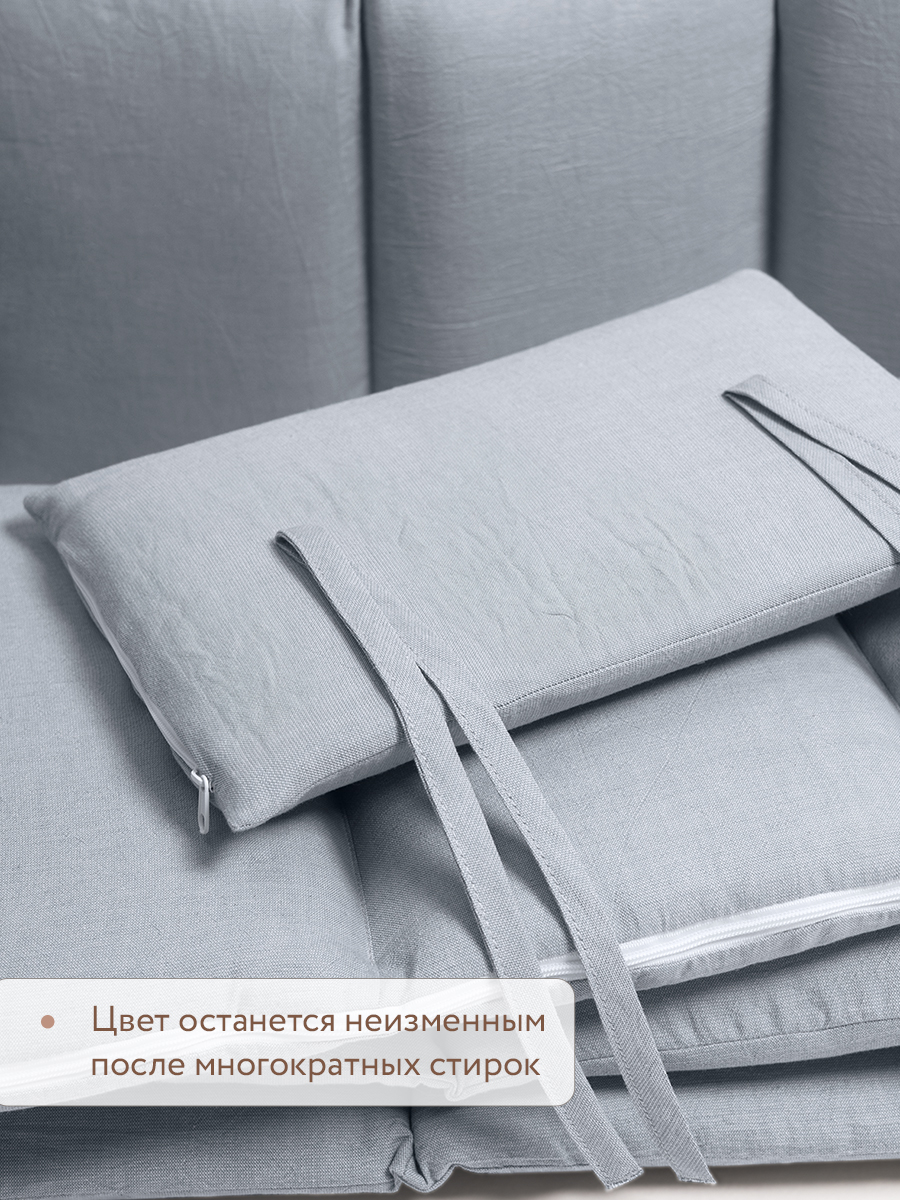 Бортик Perina Голубой 5 дет. - фото 4