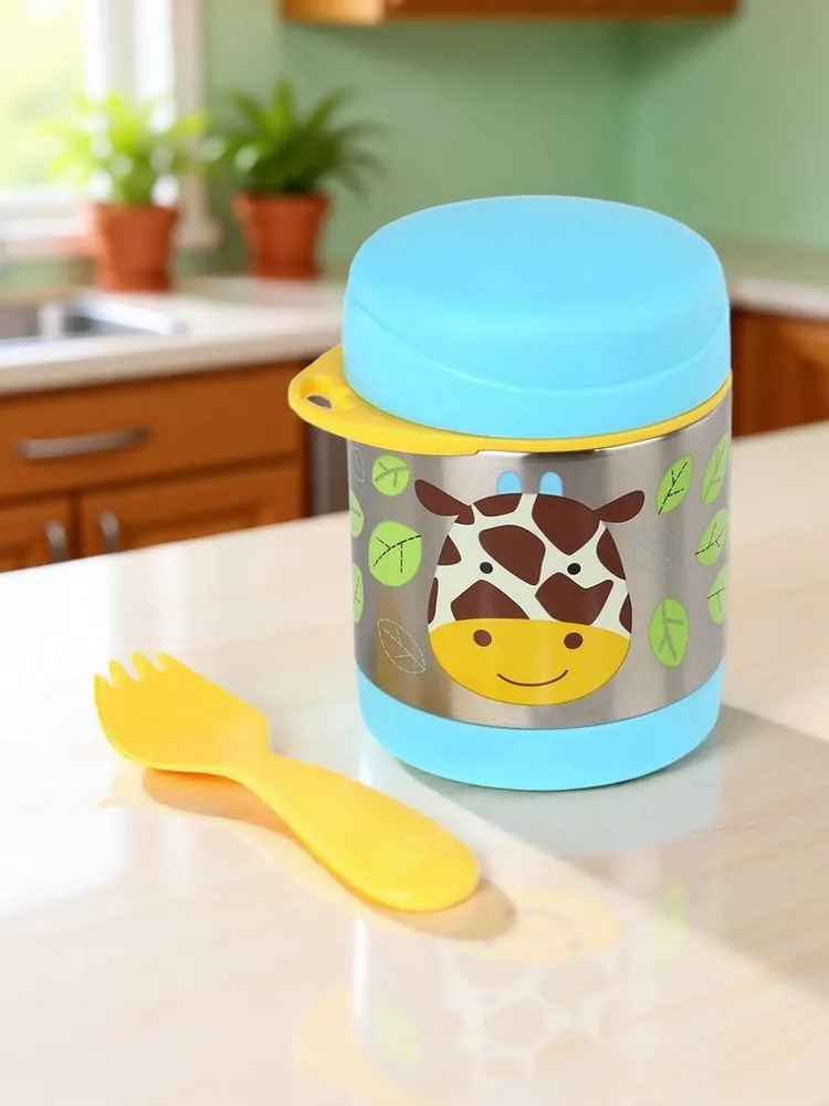 Термос Skip Hop со столовым прибором Жираф Джулс - фото 5