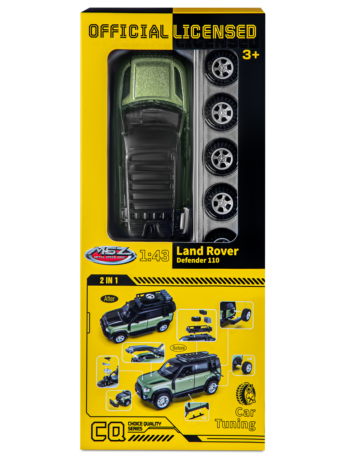 Автомобиль AUTODRIVE Land Rover Defender 110 Сборная модель 1:43 JB1251653 - фото 10